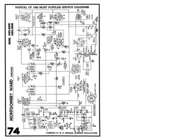 Airline 14WG 808W schematic circuit diagram